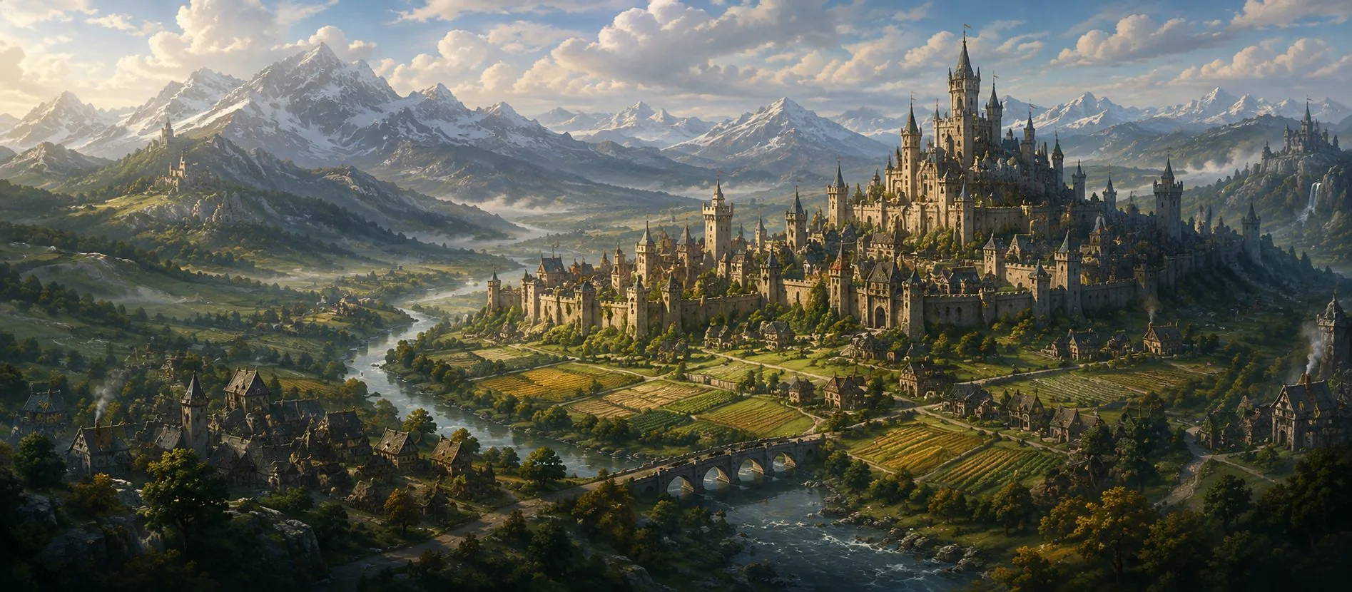 Aldwyn, a walled medieval province in the world of Vardrenn